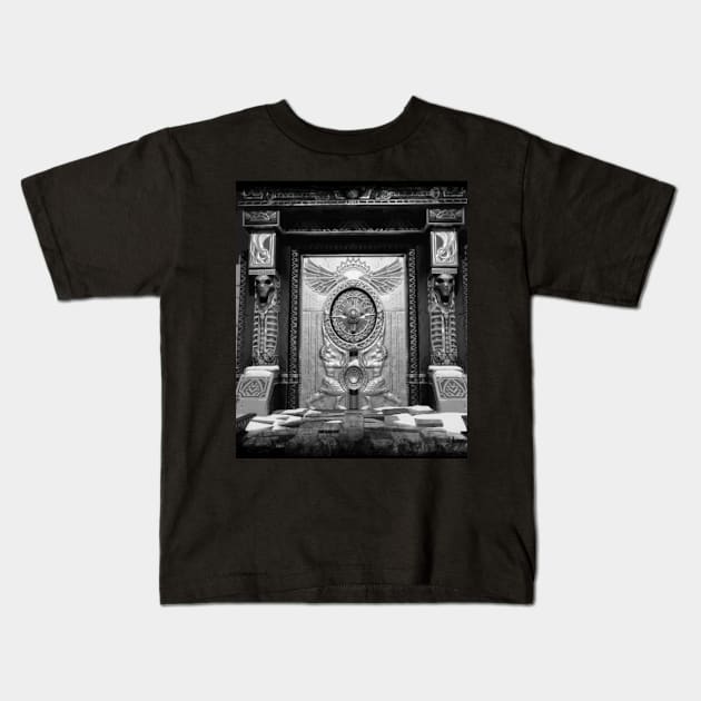 Fontaine Exclusives Egyptian Gate #141 Kids T-Shirt by Fontaine Exclusives